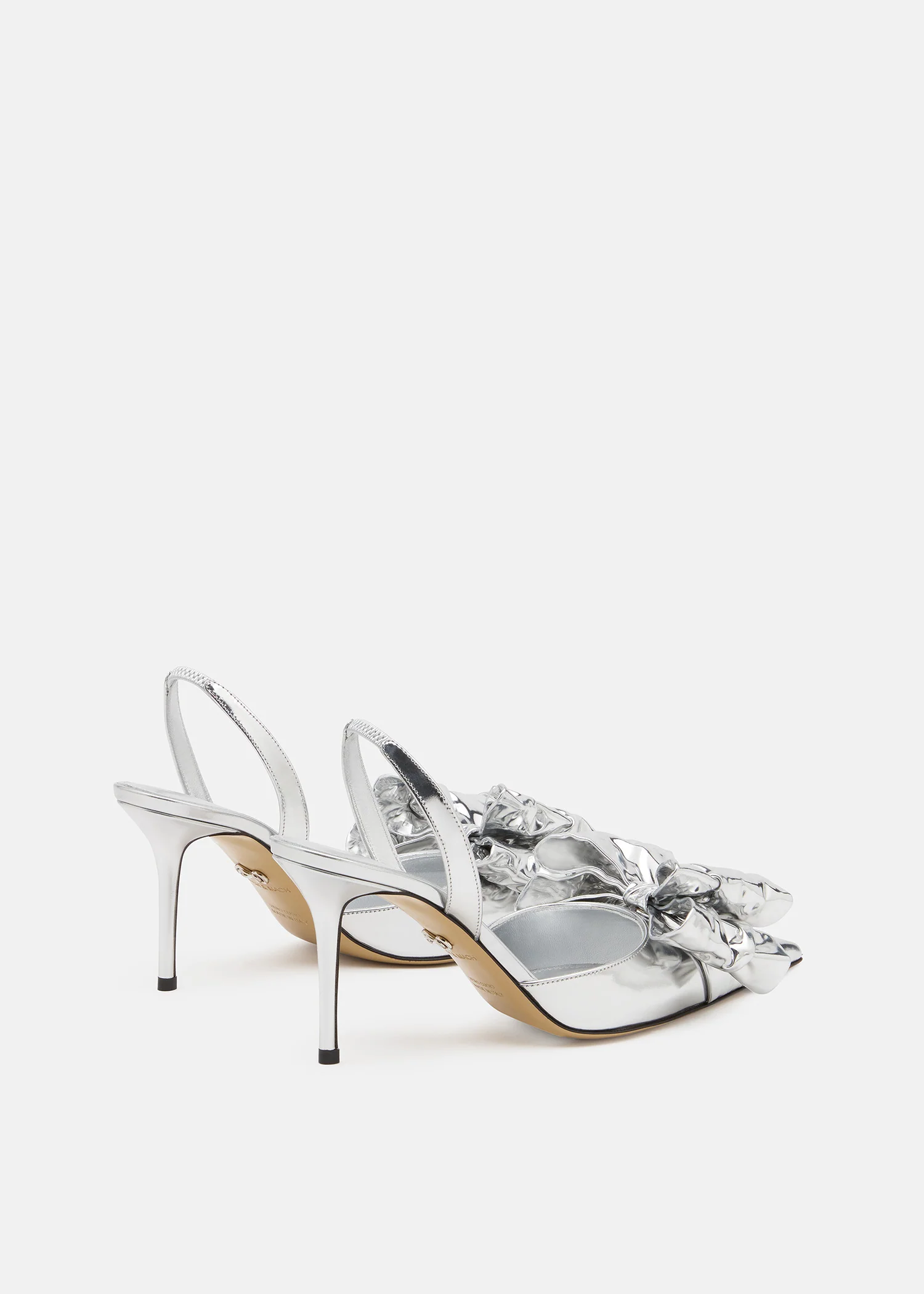Le Cadeau Wrapped Leather Slingbacks 85mm - Image 4