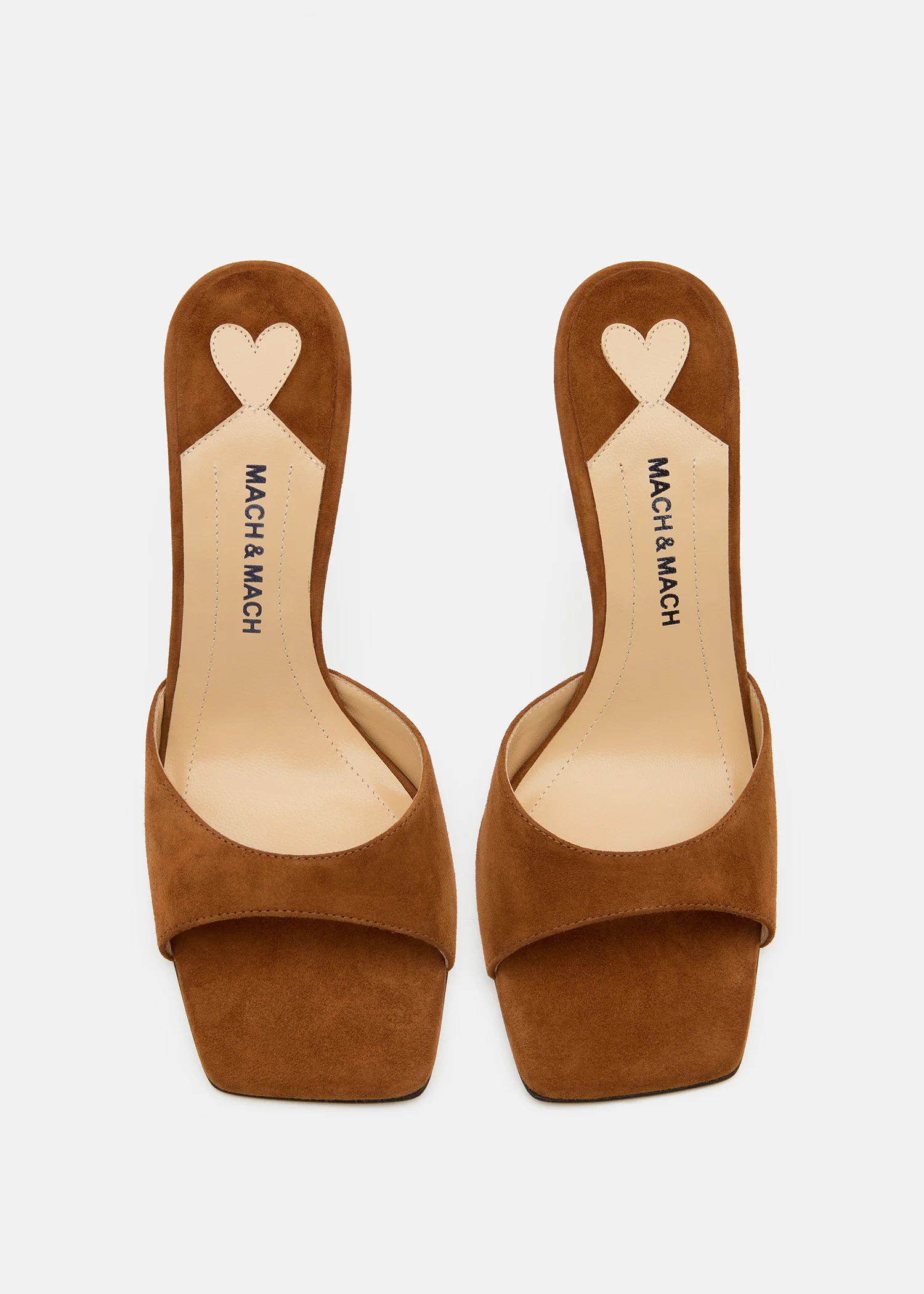 Puffy Heart Ring Square Toe Mules 95mm - Image 3