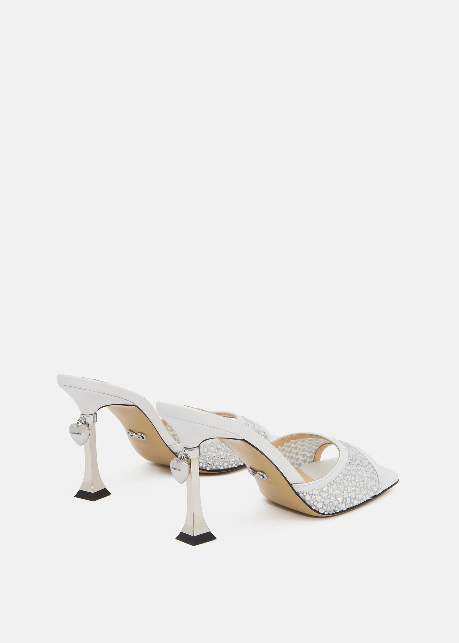 Puffy Heart Ring Square Toe Mules - Image 4